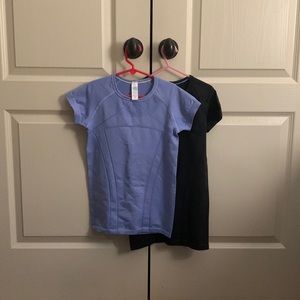 ivivva girls short sleeve tech shirts size 10 girls